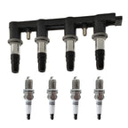 Ignition Coils + 4X Spark Plugs for Chevrolet Sonic (2012–2018) 55561655
