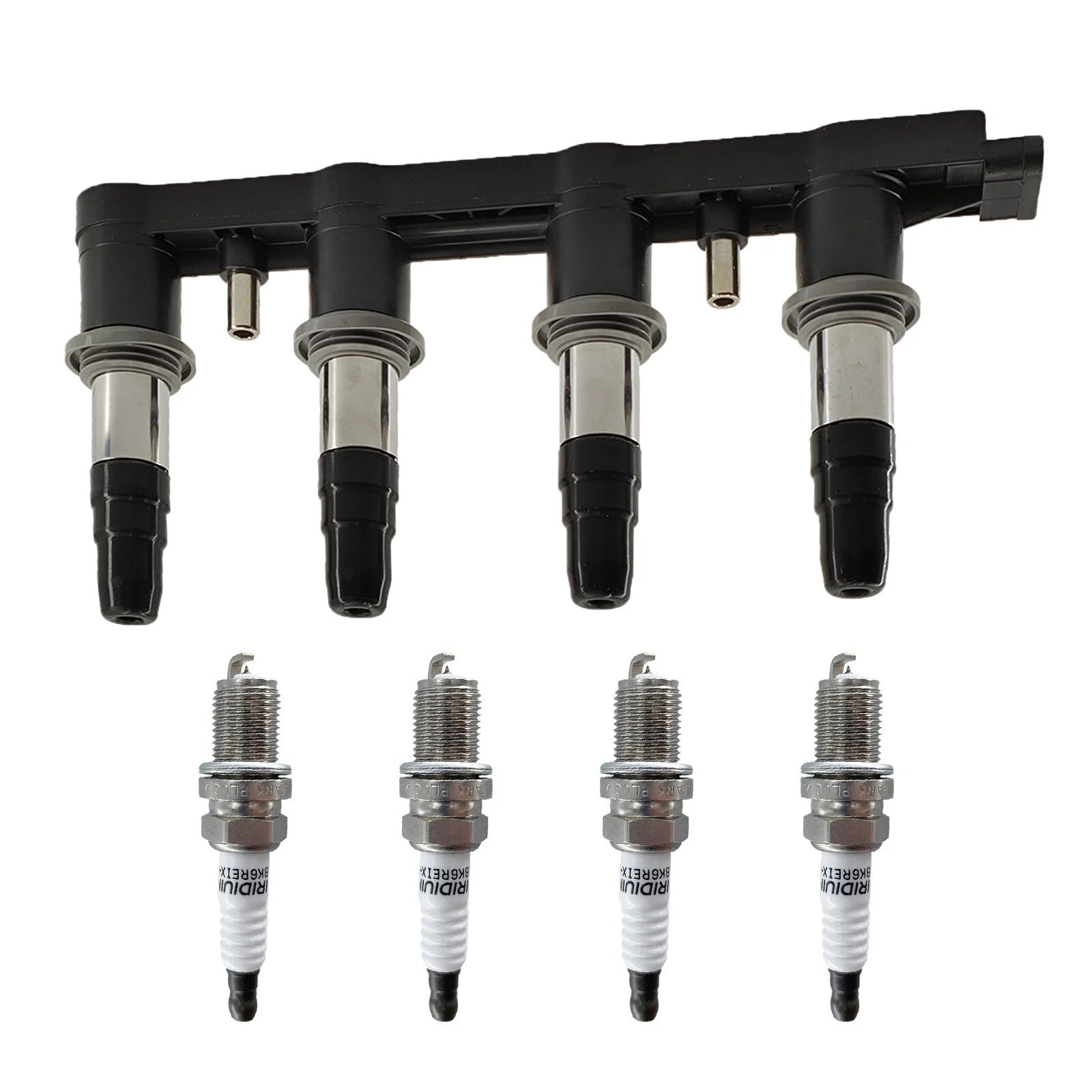 Ignition Coils + 4X Spark Plugs for Chevrolet Sonic (2012–2018) 55561655