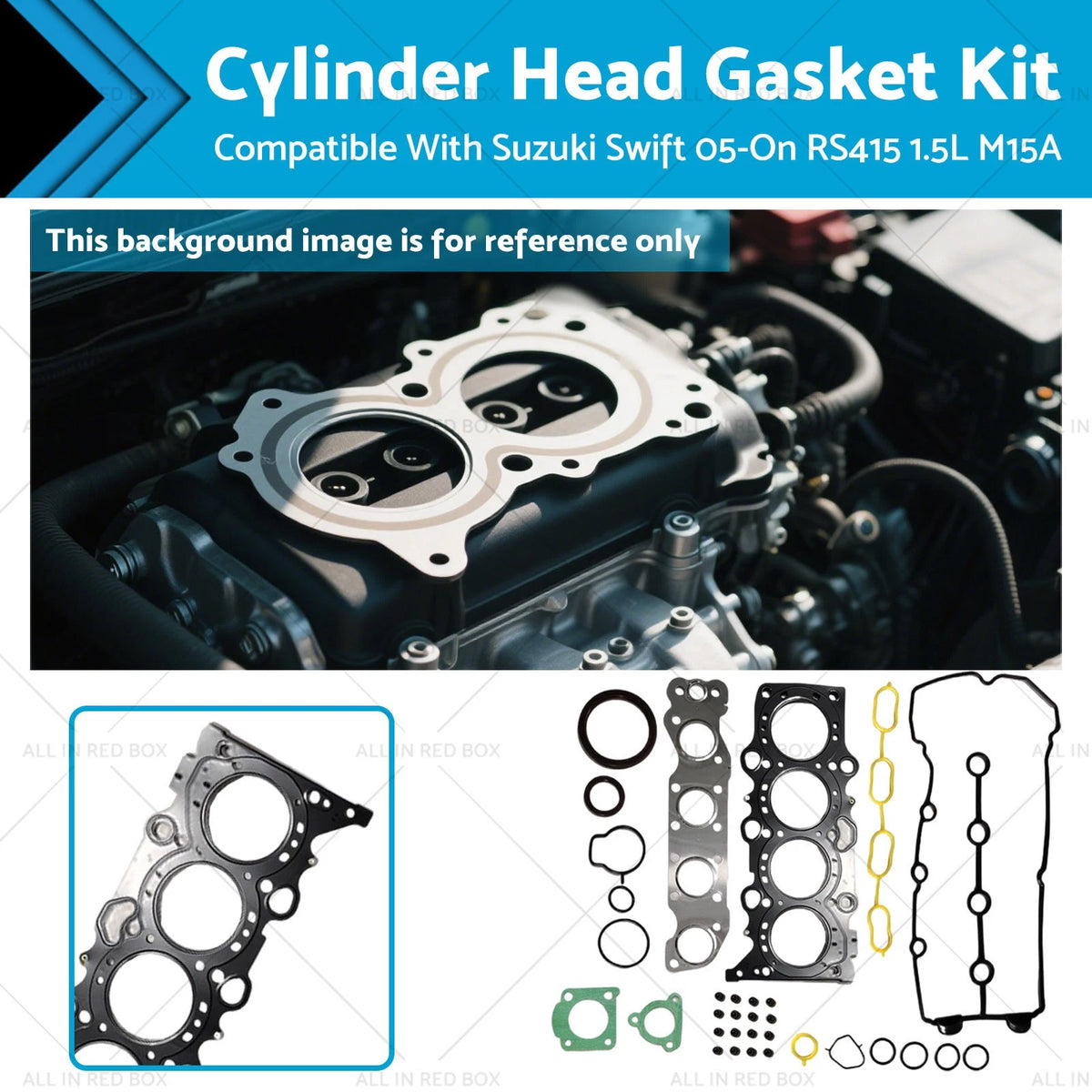 Head Gasket Set for Suzuki Swift (2005–On) RS415 1.5 Petrol M15A DOHC 16V