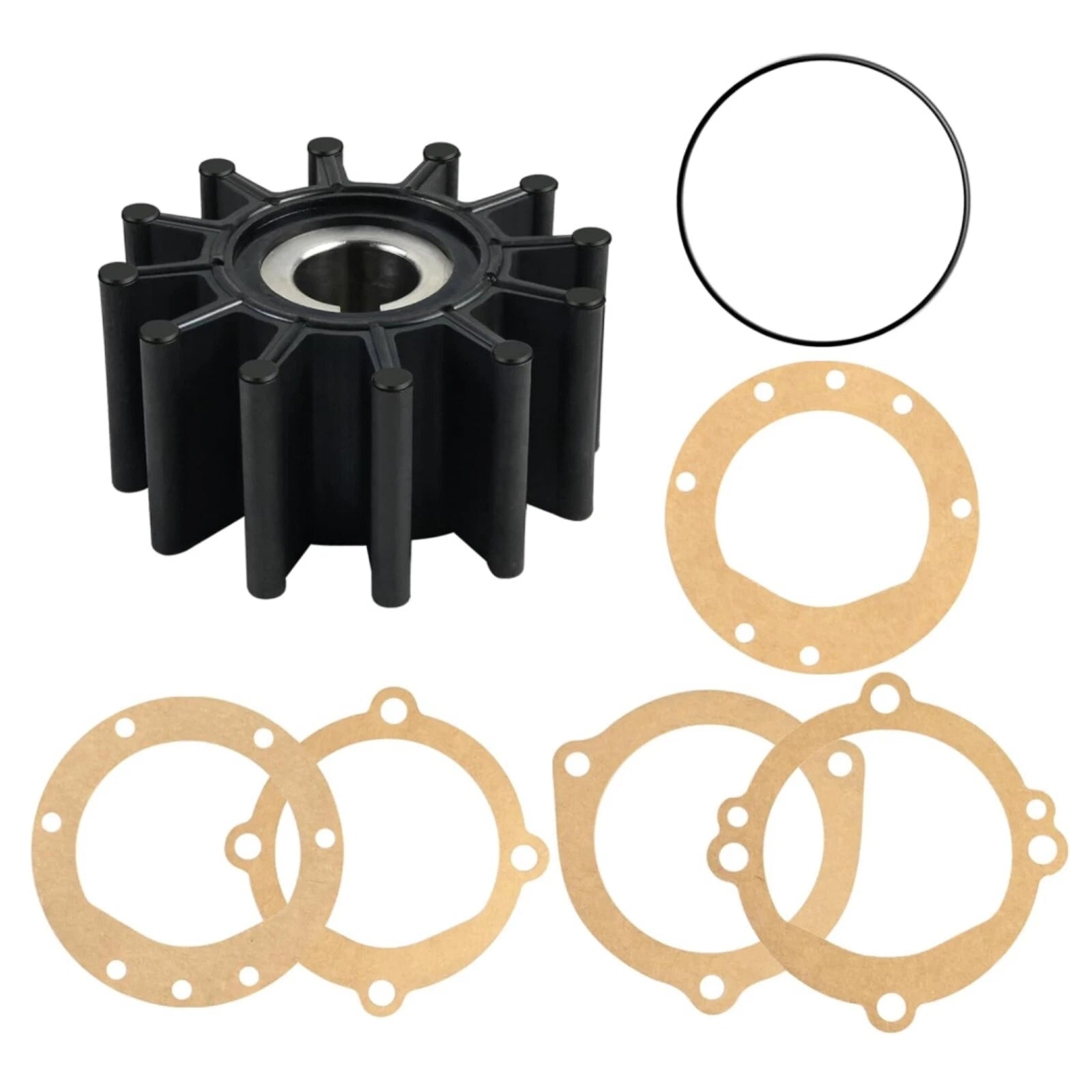 Inboard Water Pump Impeller Kit for Volvo (18838-0001, Sherwood 09959K)