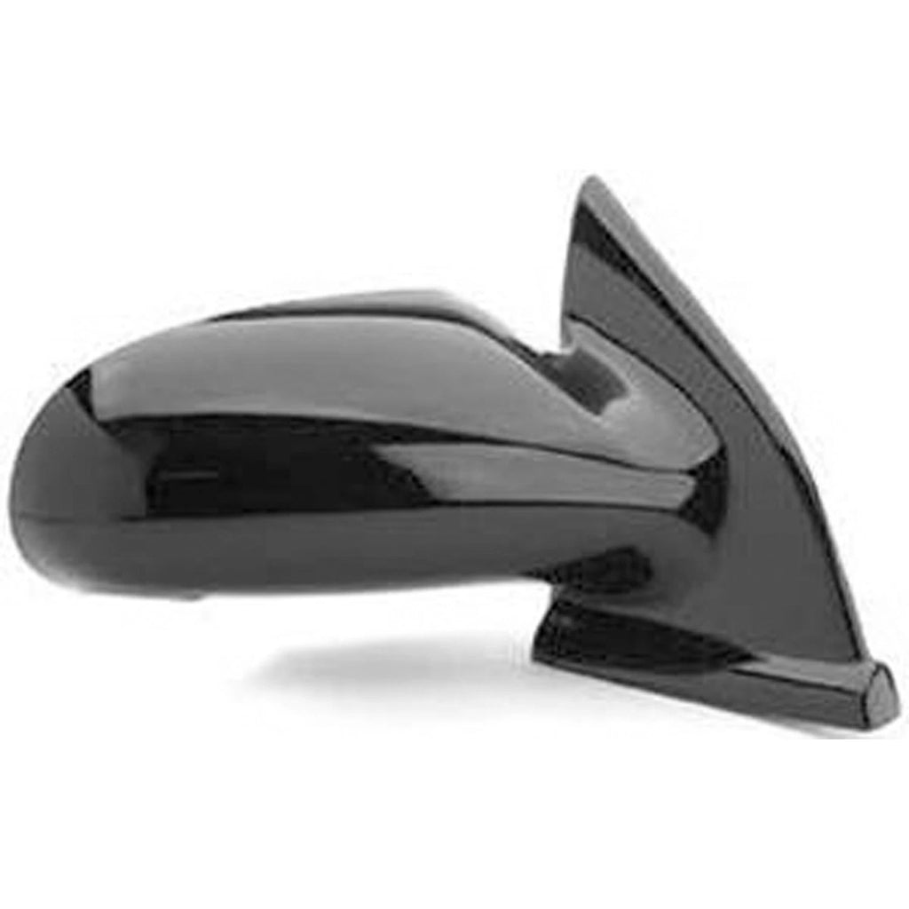 Replacement Black Gloss Passenger Side Manual Door Mirror (See Compatible Chart)