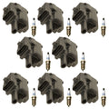 Set of 8 Ignition Coils & 8 Spark Plugs for Chevrolet GMC 8.1L VIN G
