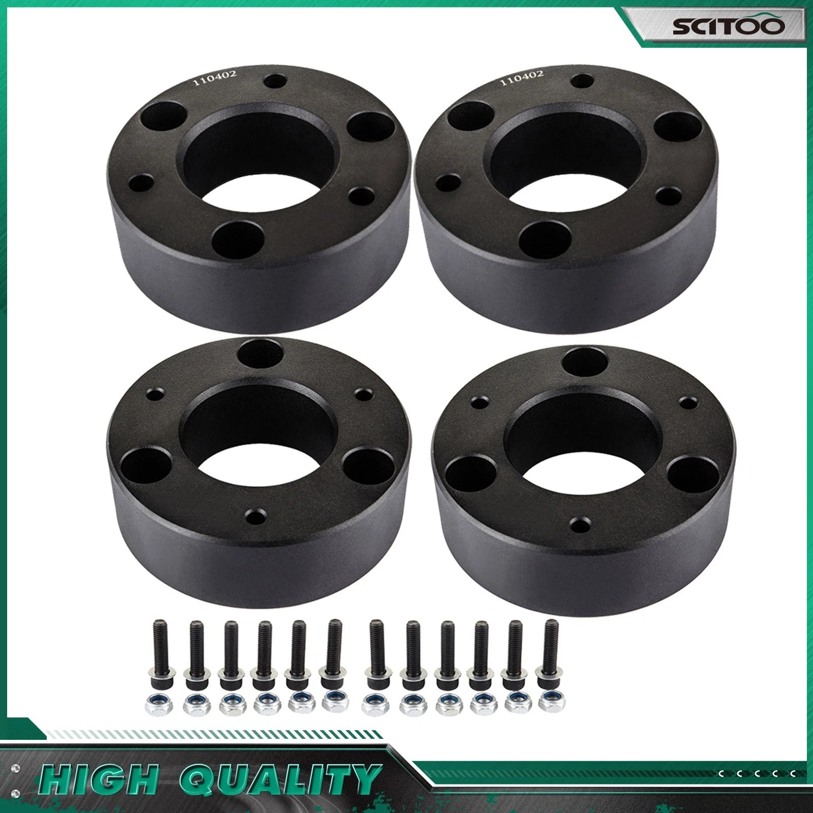 4X 3 Inch Front Leveling Kit for Chevy Silverado GMC Sierra 1500 (2007–2024)