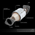 Catalytic Converter Driver Side for Nissan Frontier Xterra 4.0L V6 (2005–2016)