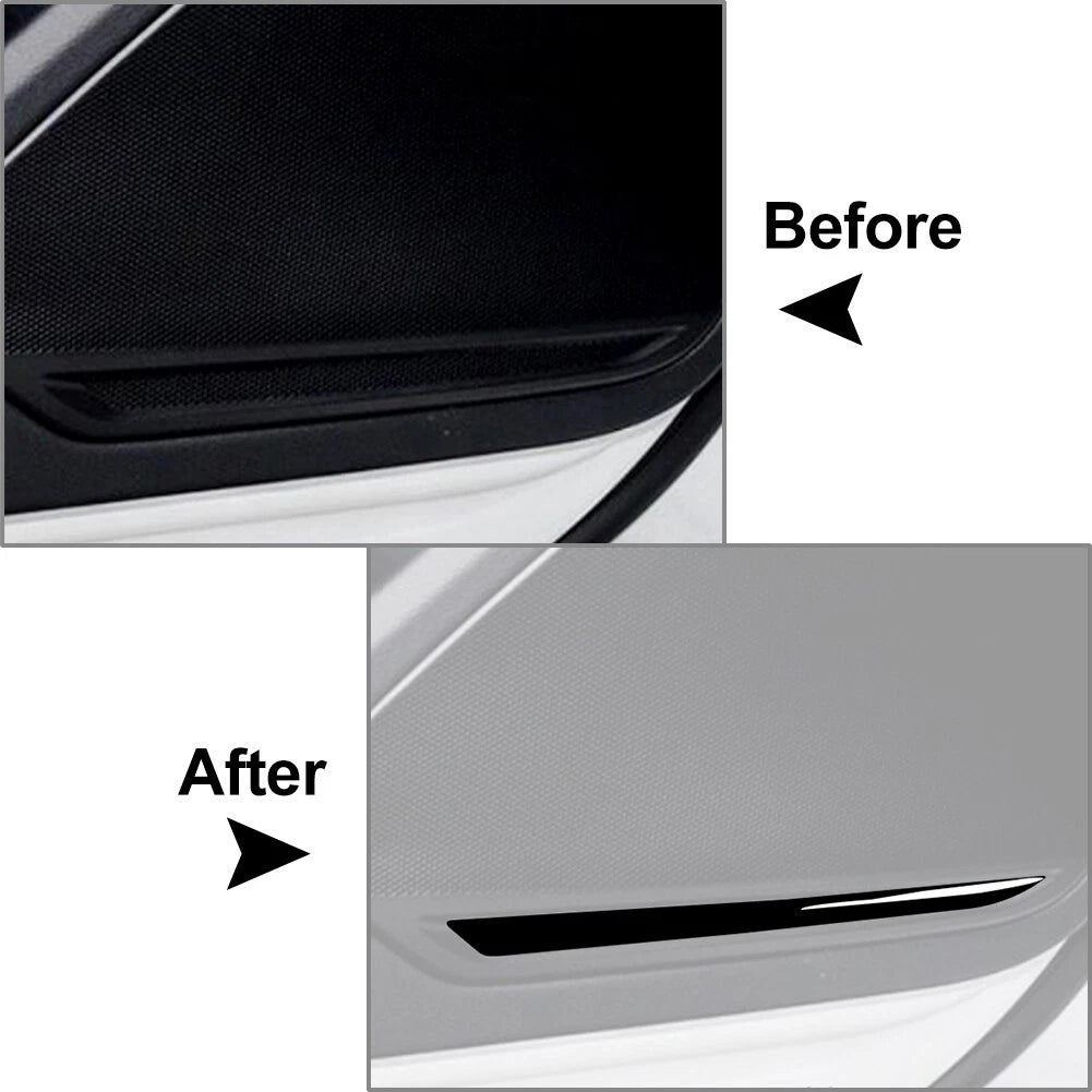 Interior Door Audio Speaker Horn Cover Trim for Audi A4 A5 S4 RS4 (2017–2023)