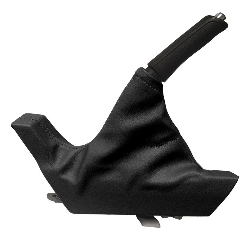 E Brake Boot Cover for Subaru Crosstrek (2018–2023) Black PVC Leather