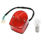 Brake Tail Light for Honda CT70 Z50A SL70 SL90 SL100 SL125 SL350 (1970–1978) 33701-045-690 + Bulb