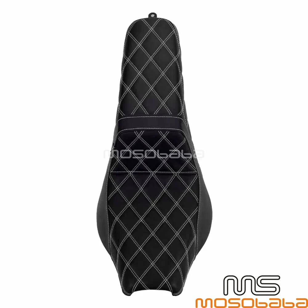 Passenger Driver 2-Up Seat w/ Mount Bolts for Harley Softail FX FL (2018-2022)