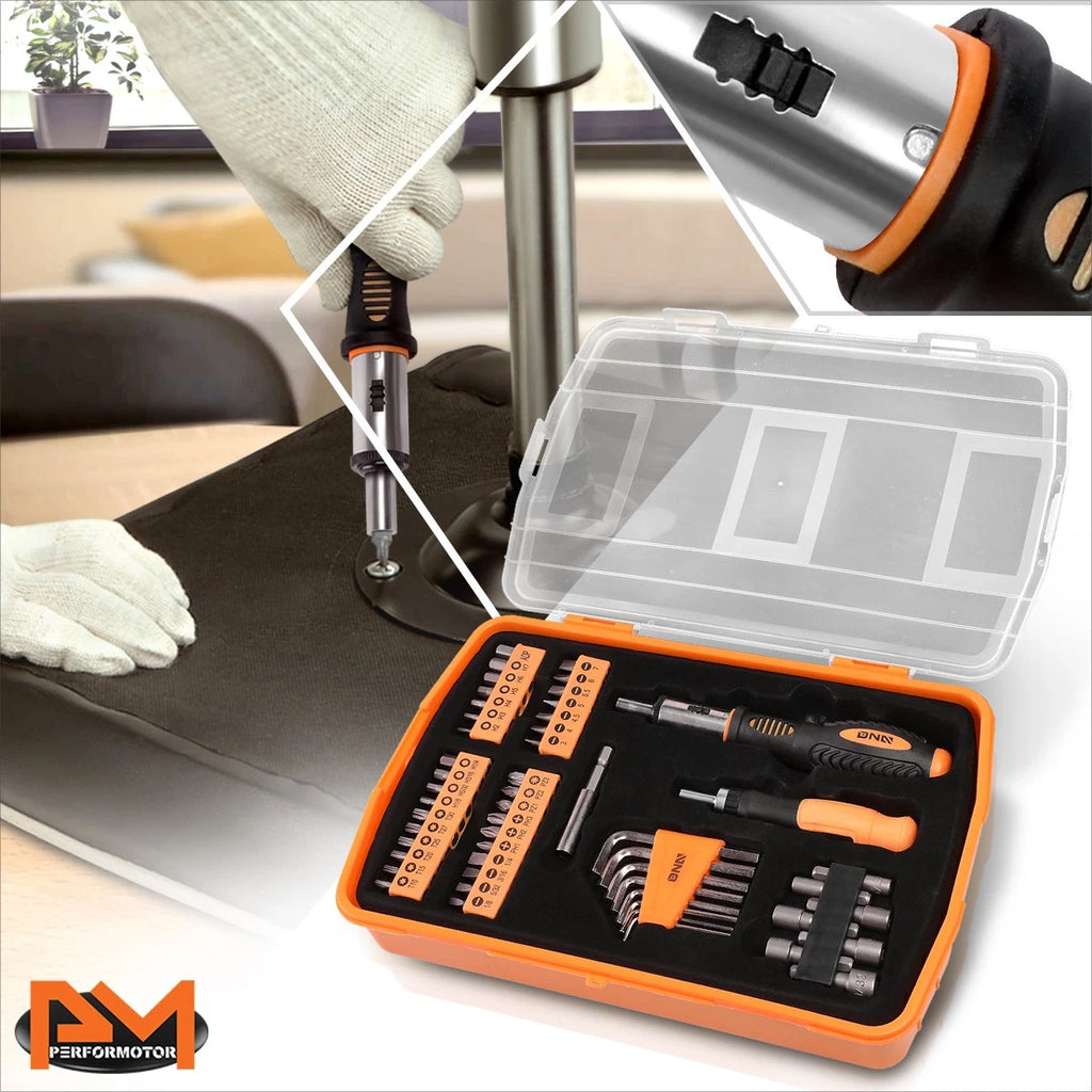 51 Pcs Magnetic Screwdriver Bit Set with Organizer Case