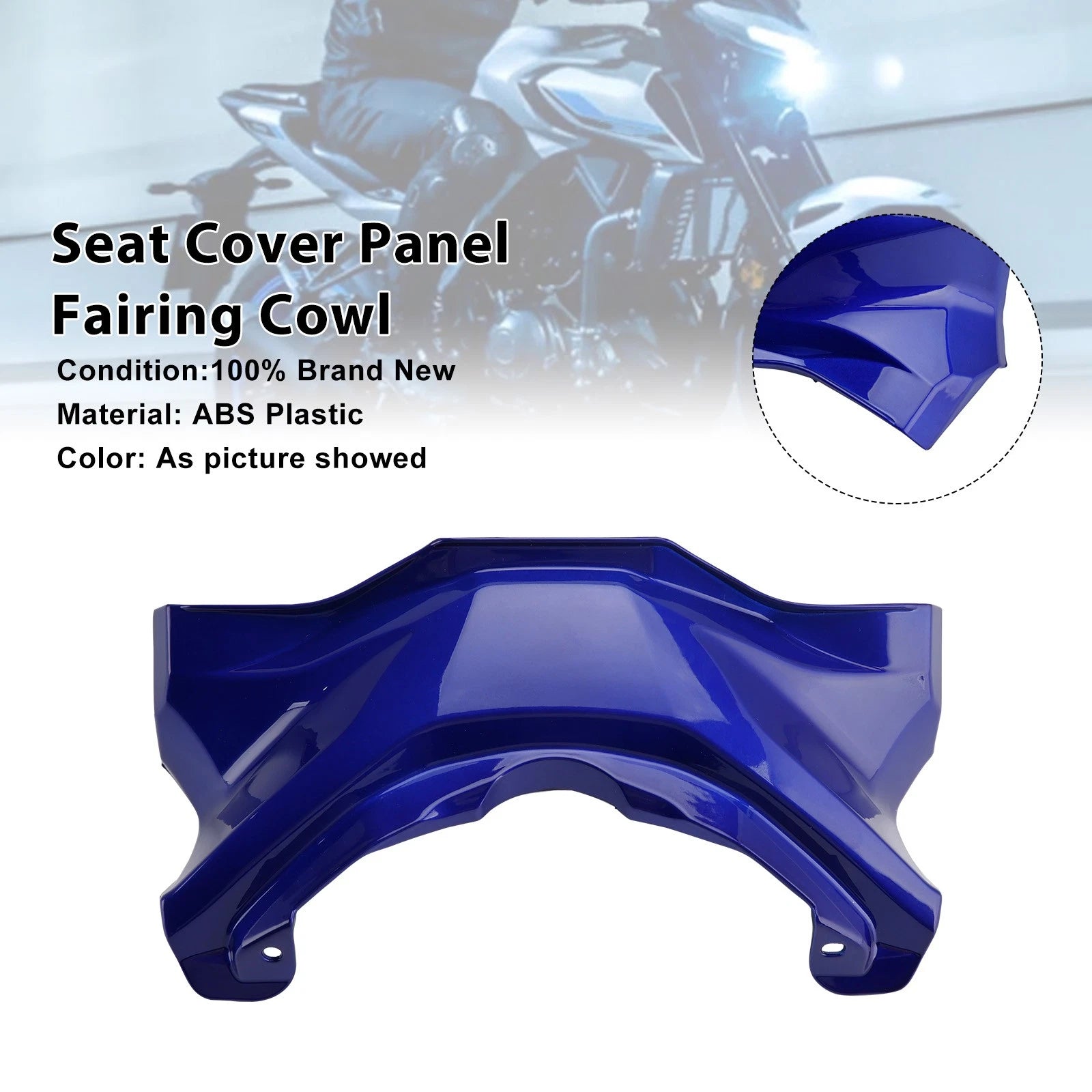 Seat Cover Panel Fairing Cowl for Yamaha YZF-R3 MT-03 (2025–2026) Blue