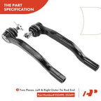 10x Front Control Arm Ball Joint Tie Rod End for Honda Accord (1998–2002)