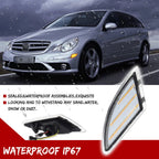 Clear Lens Amber LED Side Marker Lights for Mercedes W251 R-Class (2006–2010)