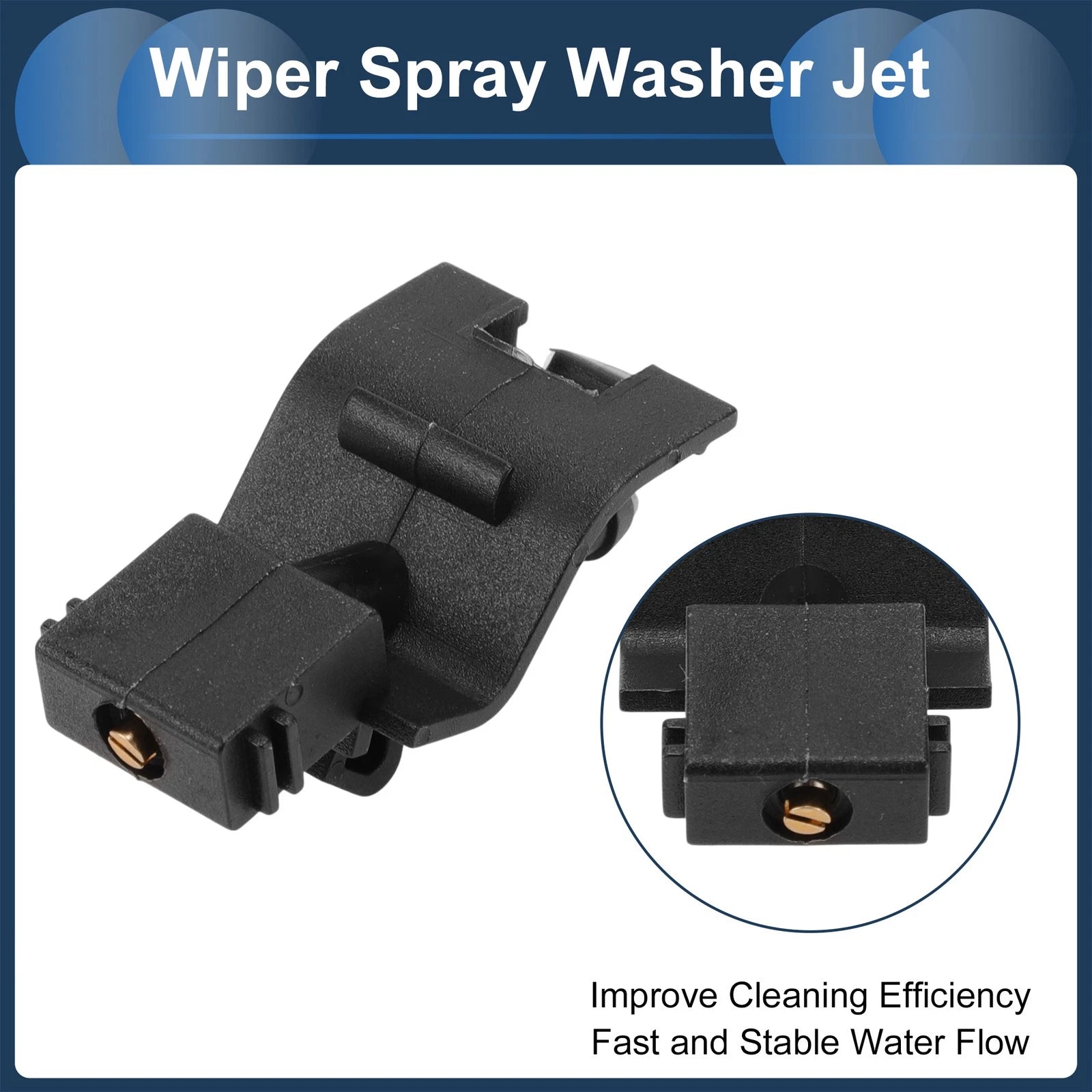Set of 1 Windshield Washer Nozzle with Fluid Hose for Toyota  No. 8538130110