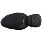 Black Blue Leather Seats for Harley Touring (2009-2024)
