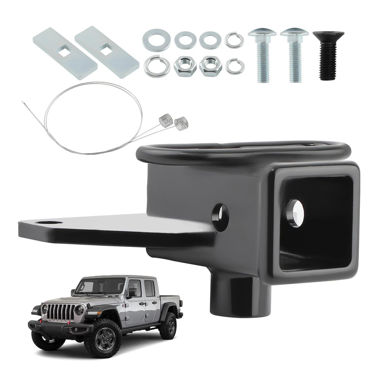 Tow Trailer Hitch Class III 2" Receiver for Jeep Gladiator JT (2020–2026)