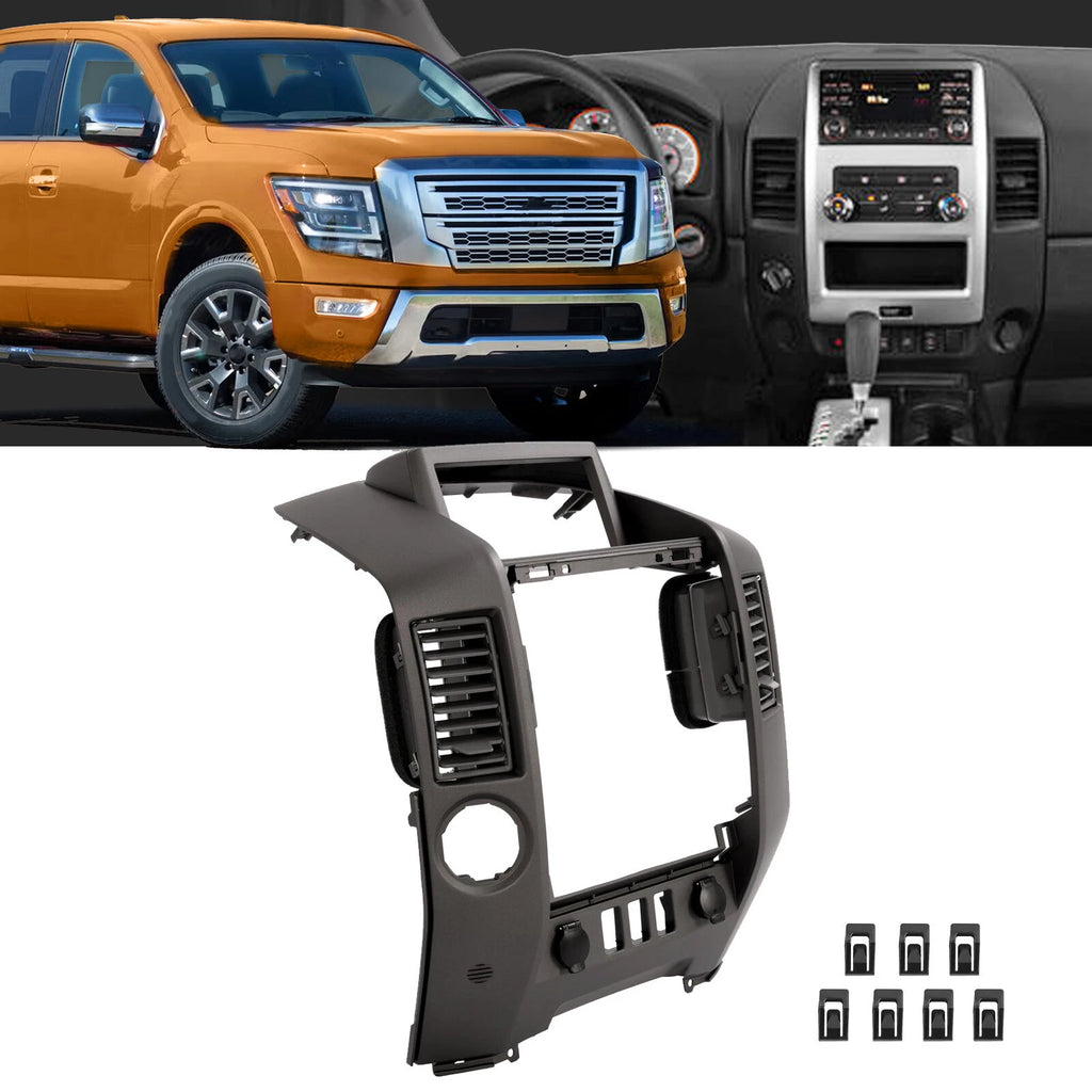 ABS Instrument Panel Lid Dash Console Bezel for Nissan Titan Armada (2004–2007)