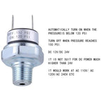 2X Air Compressor Pressure Control Switch 120 On 150 Off PSI 1/4 NPT