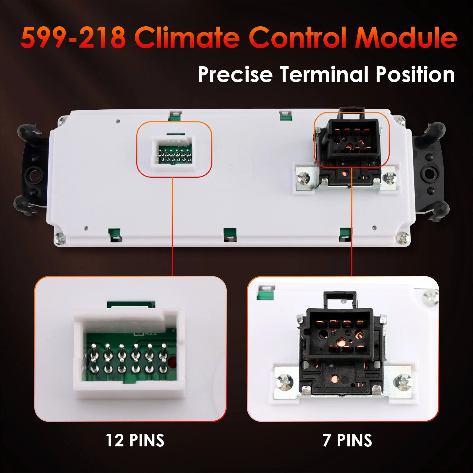 A/C Climate Control Module Panel for Chevy Tahoe Silverado GMC (1999–2002)