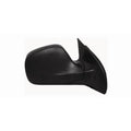 Replacement Black Ready to Paint Passenger Power Door Mirror w/o Heated Glass