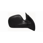 Replacement Black Ready to Paint Passenger Power Door Mirror w/o Heated Glass