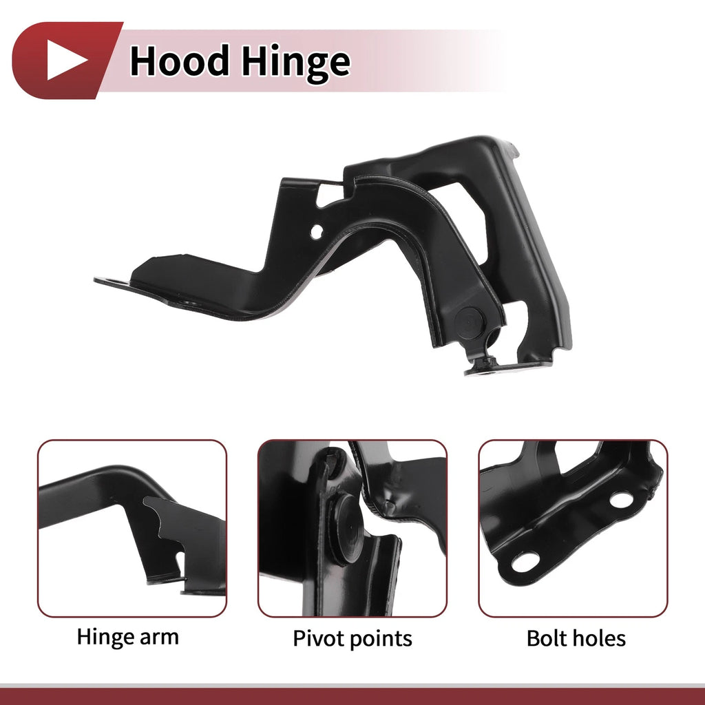 Hood Hinge for Toyota RAV4 (2014) - Left Side, 1 pcs