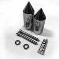 Chrome Spike Frame Slider Falling Protector for Yamaha YZF 600R (1996–2007)