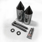 Chrome Spike Frame Slider Falling Protector for Yamaha YZF 600R (1996–2007)