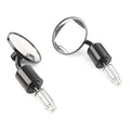 CNC Black 7/8" Round Bar End Mirrors for Universal Motorbike