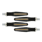 4 x Universal Motorcycle LED Amber Turn Signal Lights for Bike