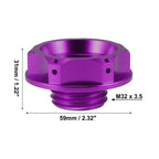 Gas Engine Oil Filler Cap Plug Cover for Subaru Impreza, Outback, Legacy (1993–2023)