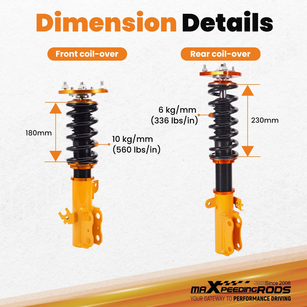 Coilovers for Toyota Camry