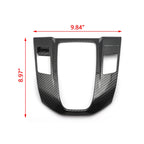 Carbon Fiber Look Gear Shift Console CD Panel Trim for Honda CR-V (2017-2022)