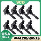 8PCS Ignition Coil for Mercedes-Benz GLK350 E350 C300 C350 ML350 (2008–2015) UF535