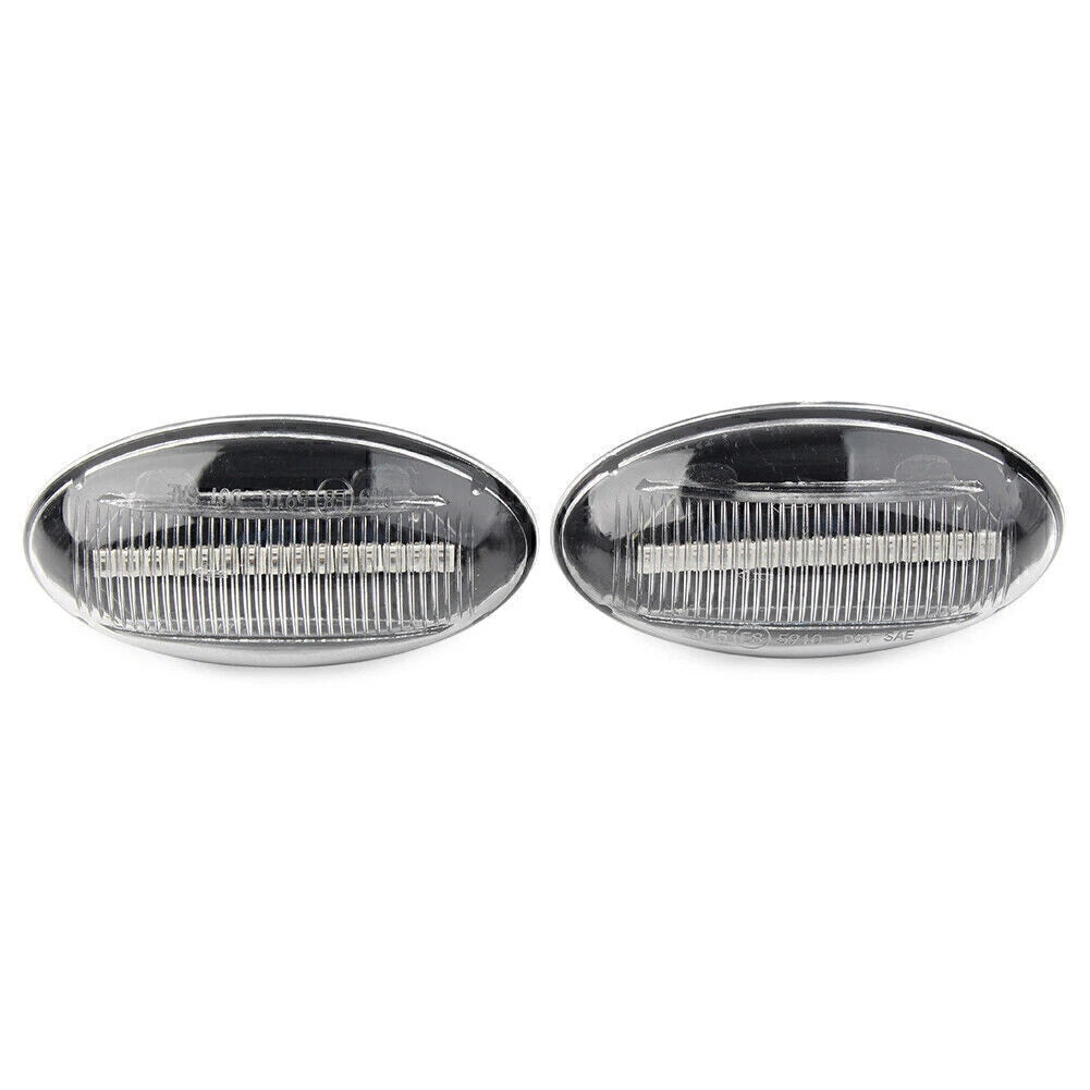 Clear LED Dynamic Signal Side Marker Light for Peugeot 307, 206, 607 (2001–2014)