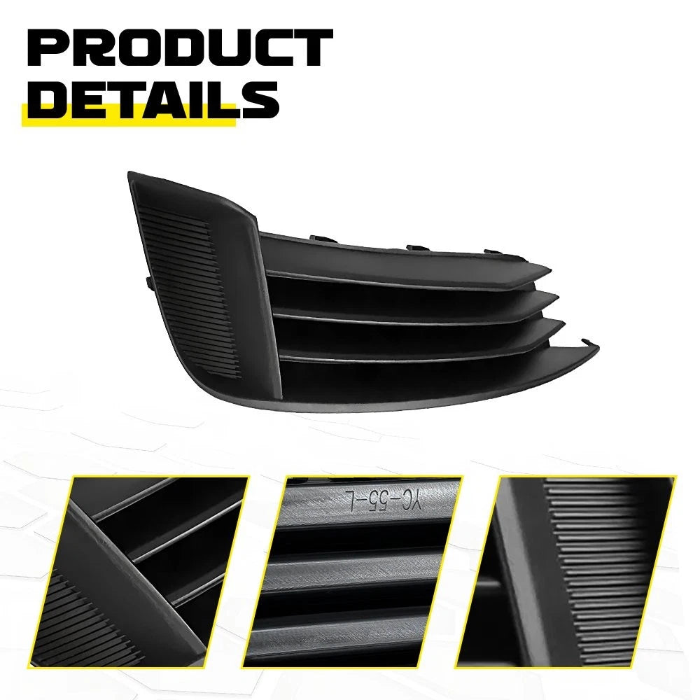 Left ABS Front Bumper Fog Lamp Cover Grille for Audi A3 (2013–2017)