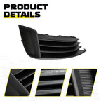 Left ABS Front Bumper Fog Lamp Cover Grille for Audi A3 (2013–2017)