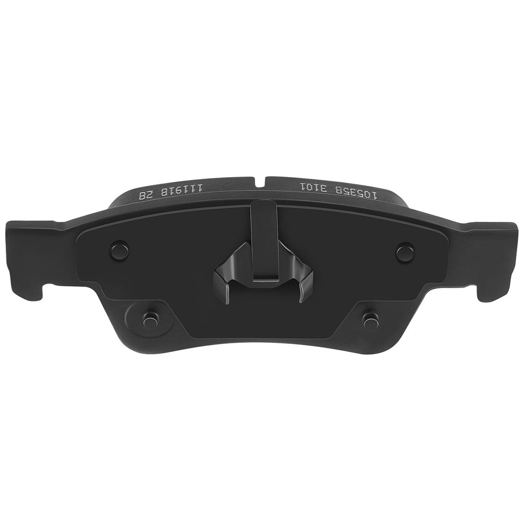 Set of 4 Rear Ceramic Brake Pads and Rotors for Dodge Durango (2011–2017)