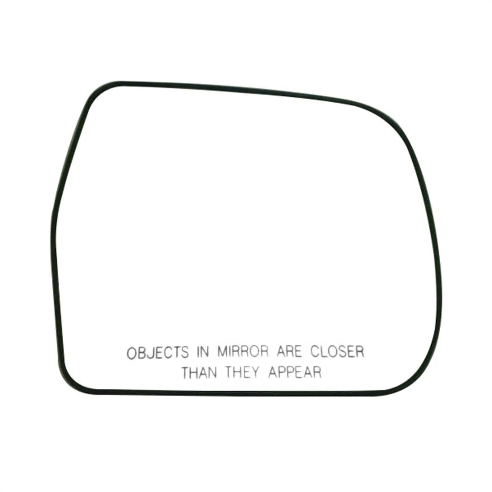 Chrome Mirror Glass RH for Toyota Highlander (2001–2007)