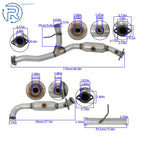 Y Pipe Catalytic Converter for Ford Expedition F-150 Navigator (2007-2013)