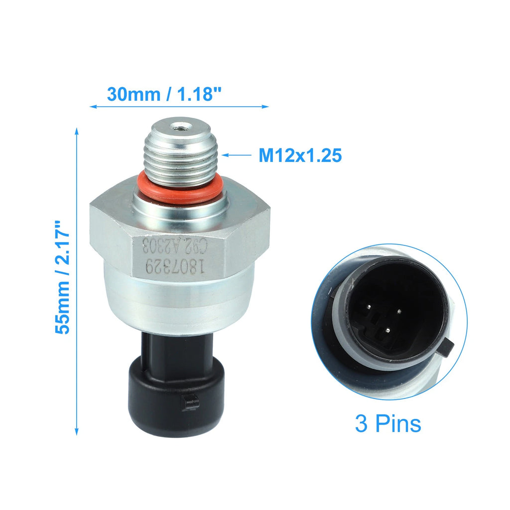 Fuel Injection Pressure Sensor F6TZ9F838A for Ford F-250 F-350 F-450 (1999–2003)