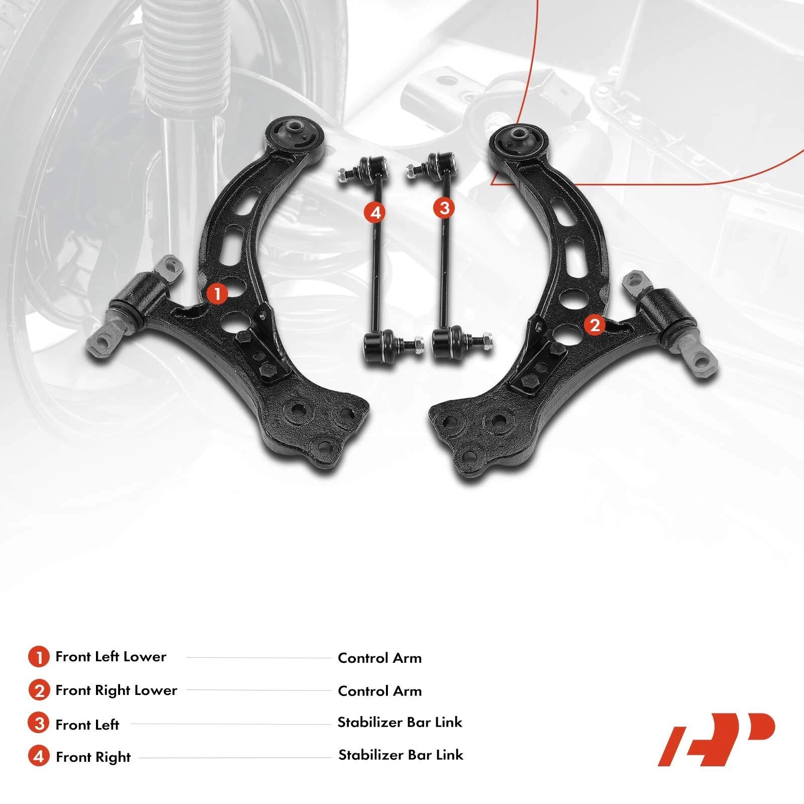 Front Side Control Arm Sway Bar for Toyota Camry Avalon Lexus RX300 (2000–2003)