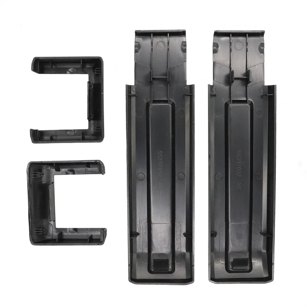 Matt Black Tailgate Hinge Cover Trims for Jeep Wrangler (2007-2018)