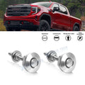 Silver Nut Front Rear Bumper Racing Style Bolt Kit for GMC (2008–2018)
