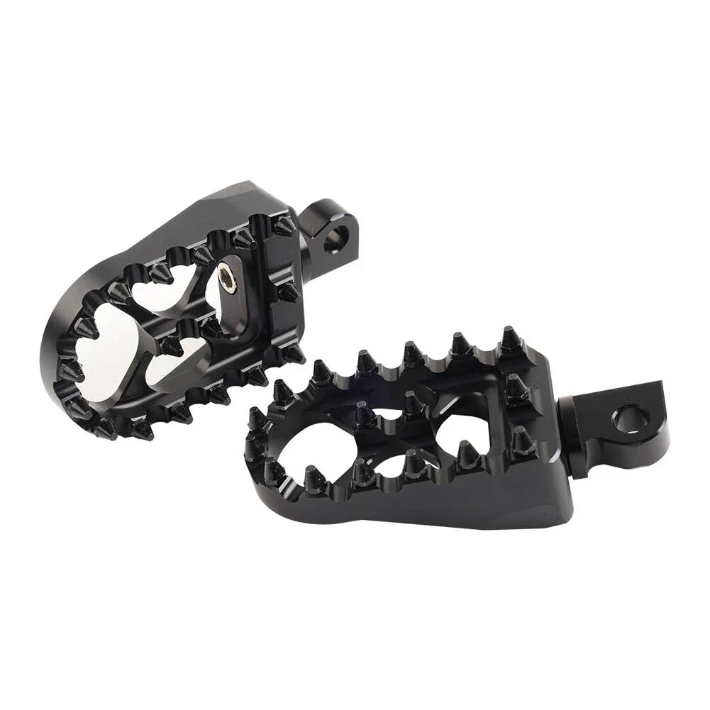 CNC Wide Fat Foot Pegs for Harley Dyna Sportster Fatboy