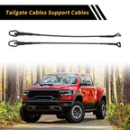 Tailgate Cables 2 x Support Cables for Dodge Ram 1500 2500 (2002-2023)