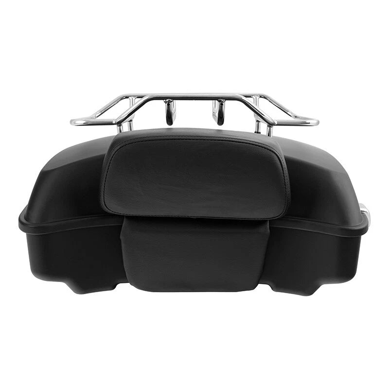 Chopped Trunk Backrest Rack for Harley Touring Road Glide (2014–2026)