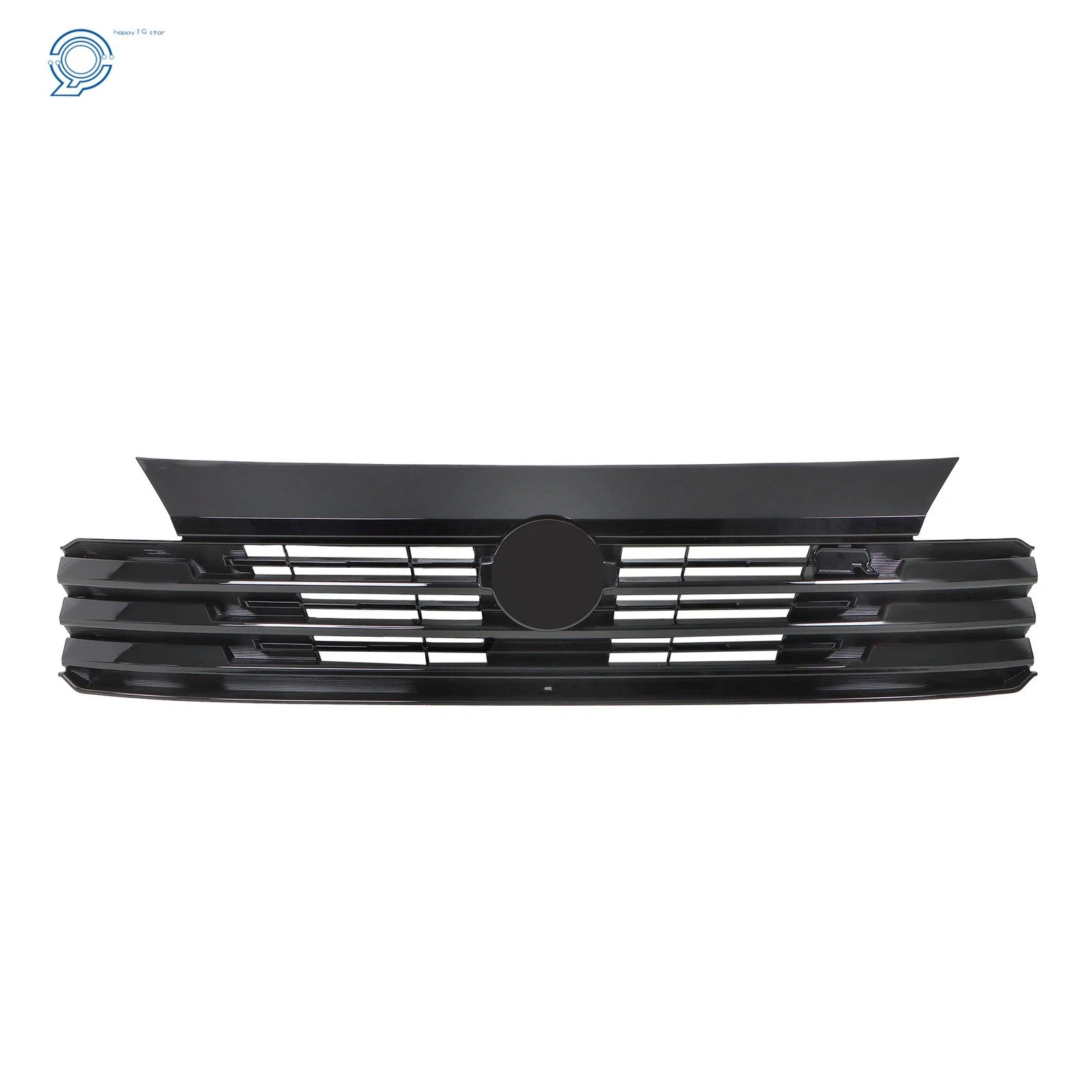 Front Bumper Upper Grille for Nissan Kicks SR (2025) Black Plastic
