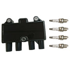 Ignition Coil & 4X Spark Plugs for Suzuki Aveo Wave (2004-2006)