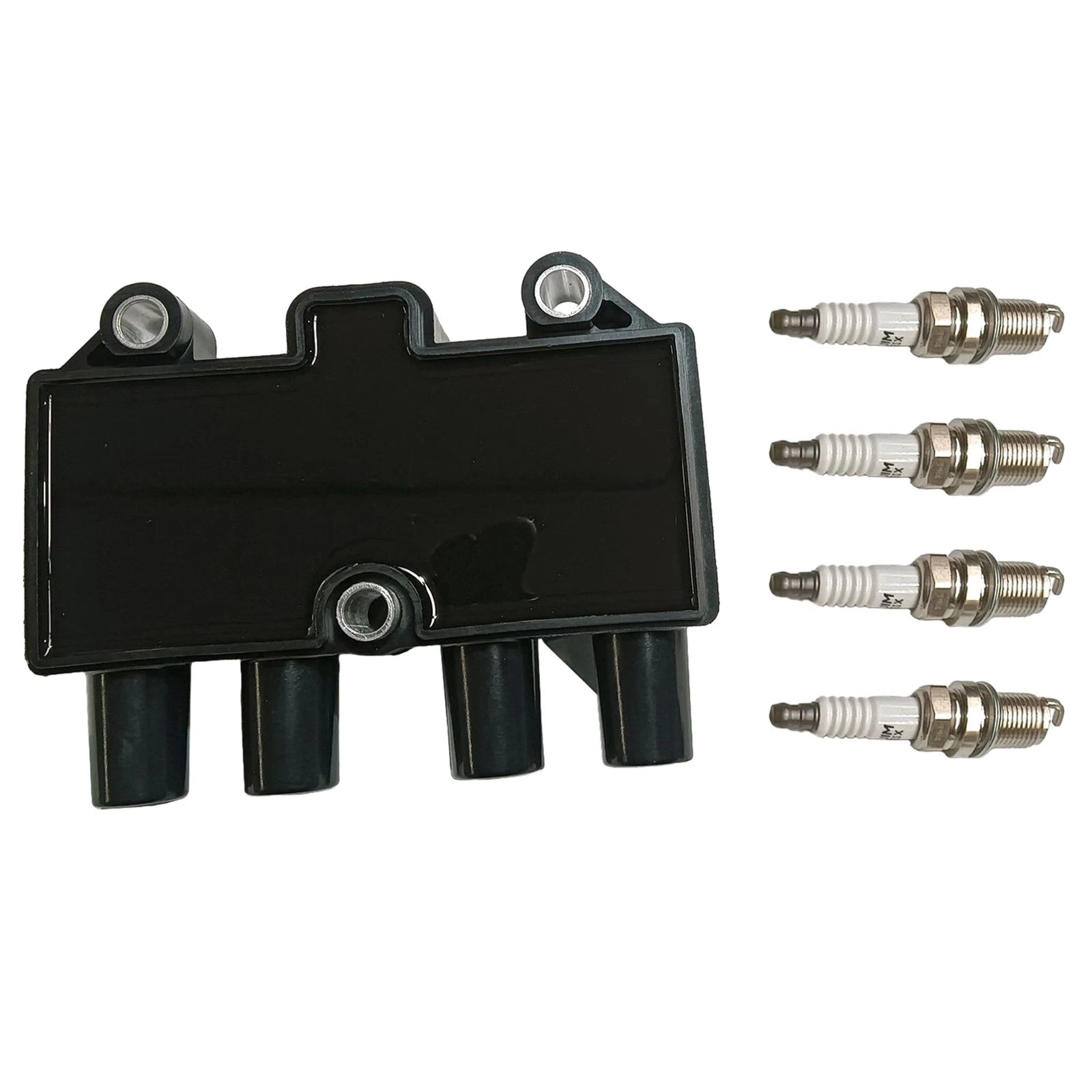 Ignition Coil & 4X Spark Plugs for Suzuki Aveo Wave (2004-2006)