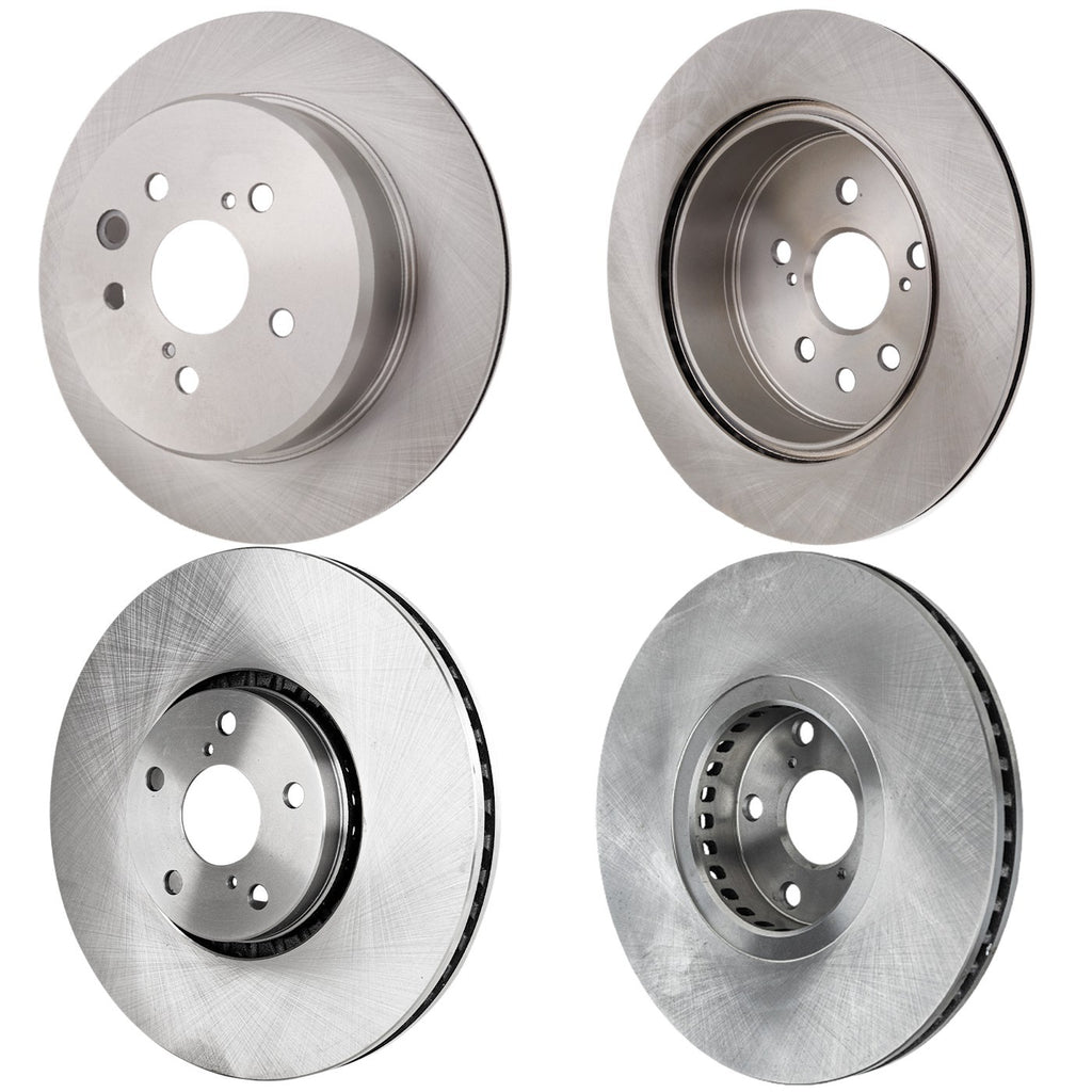 Front & Rear Brake Disc Rotors for Lexus IS300 IS350 IS200t (2016)
